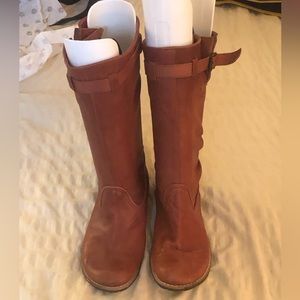 Sundance Brown Town and Country leather slouch boots